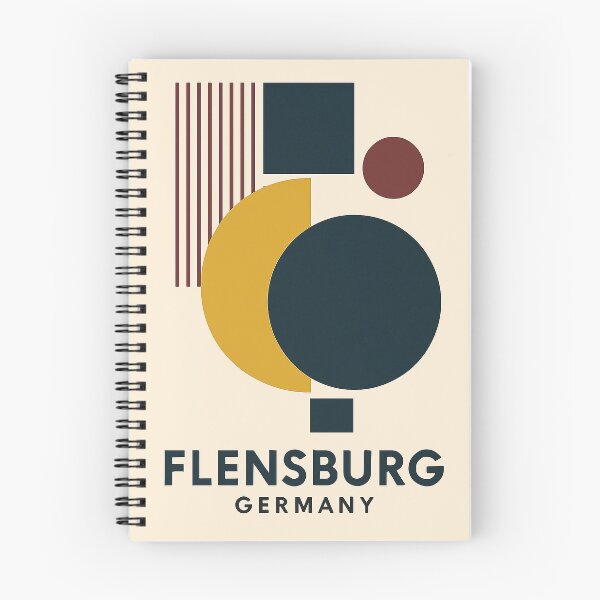 Item preview, Flensburg Germany – Bauhaus Geometric Design designed and sold by Thistle-TShop.