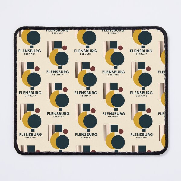 Item preview, Flensburg Germany – Bauhaus Geometric Design designed and sold by Thistle-TShop.