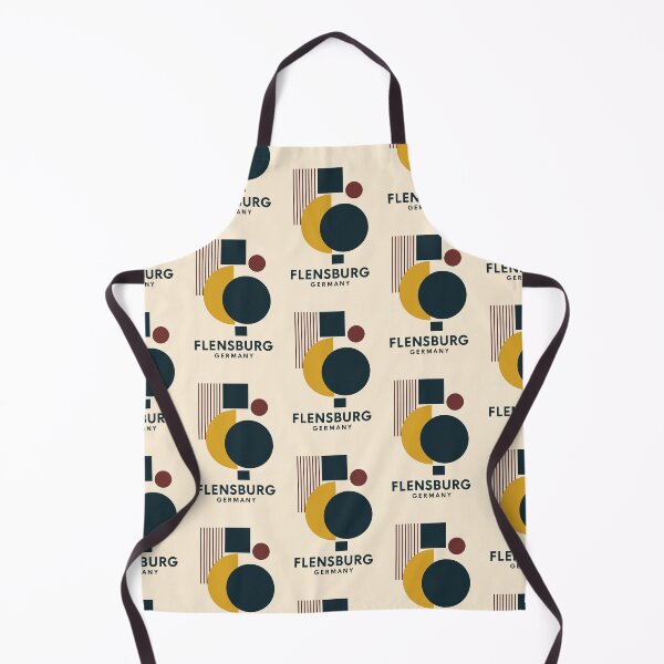 Item preview, Flensburg Germany – Bauhaus Geometric Design designed and sold by Thistle-TShop.
