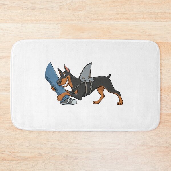 Item preview, The Velcro Shark Doberman Pinscher Funny Dog designed and sold by Petzzz.