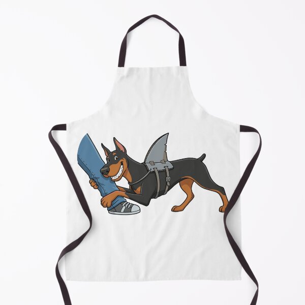 Item preview, The Velcro Shark Doberman Pinscher Funny Dog designed and sold by Petzzz.