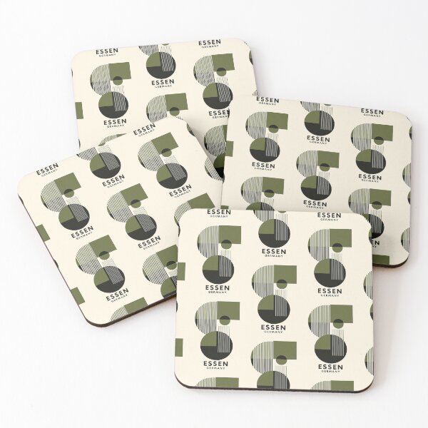 Item preview, Essen Germany – Bauhaus Geometric Design designed and sold by Thistle-TShop.