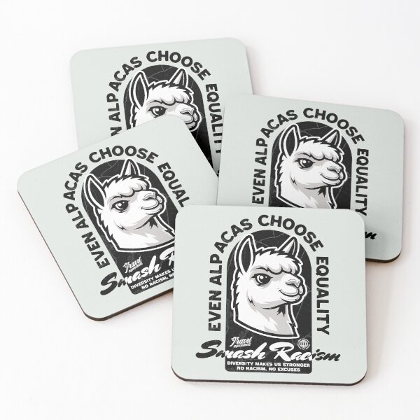 Item preview, Smash Racism – Alpaca against Racism – Diversity instead of hate designed and sold by Mafiadonar.