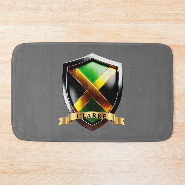 Item preview, Clarke Jamaica Family Name Shield designed and sold by Highlandkings.