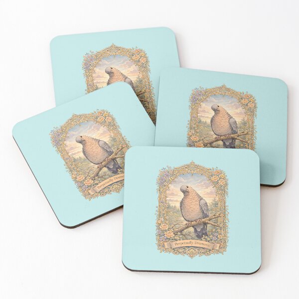 Item preview, Perpetually Dramatic Mourning Dove Vintage Cottagecore Wall Art designed and sold by BorgSpareParts.