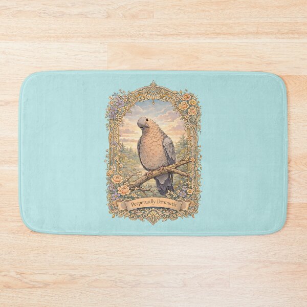 Item preview, Perpetually Dramatic Mourning Dove Vintage Cottagecore Wall Art designed and sold by BorgSpareParts.