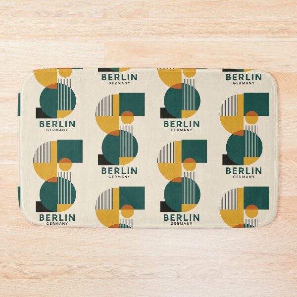 Item preview, Berlin Germany – Bauhaus Geometric Design designed and sold by Thistle-TShop.