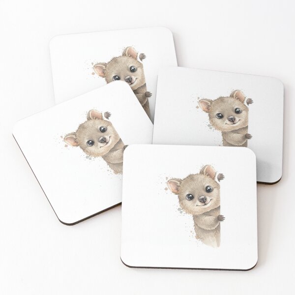 Item preview, Quokka meme funny cute kawaii pet animal watercolor designed and sold by CheeseBlueprint.