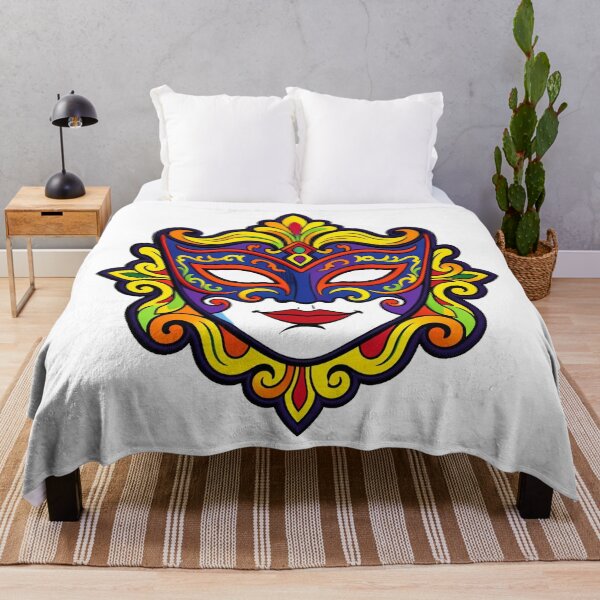 Item preview, Venetian Carnival Mask – Colorful Ornate Masquerade designed and sold by myforestfog.
