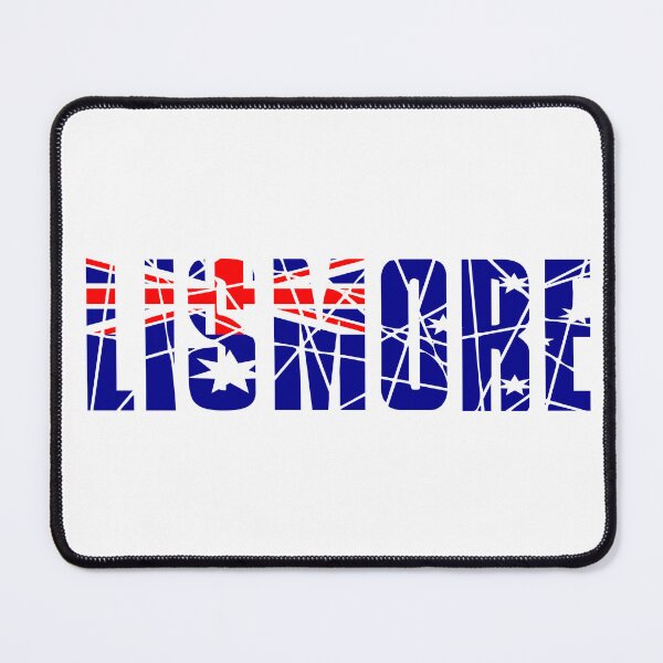 Item preview, Lismore Australia Typography | Distressed Australian Flag Text Design designed and sold by Globalcitytees.