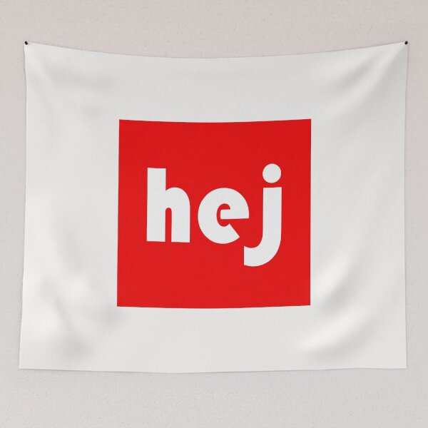 Item preview, Hej - Swedish Hello Hi designed and sold by Jeallan Designs.