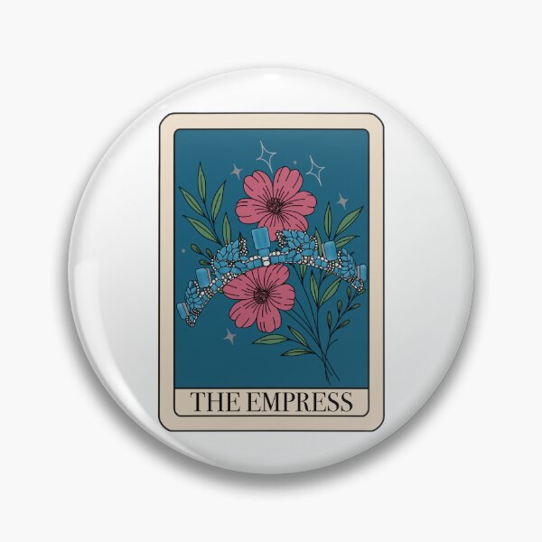 Item preview, Aquamarine Pine Flower Tiara Tarot Card designed and sold by FreeOrca.