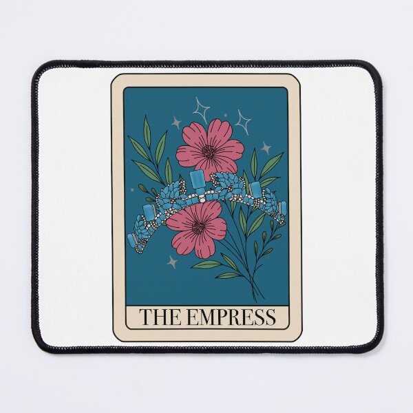 Item preview, Aquamarine Pine Flower Tiara Tarot Card designed and sold by FreeOrca.