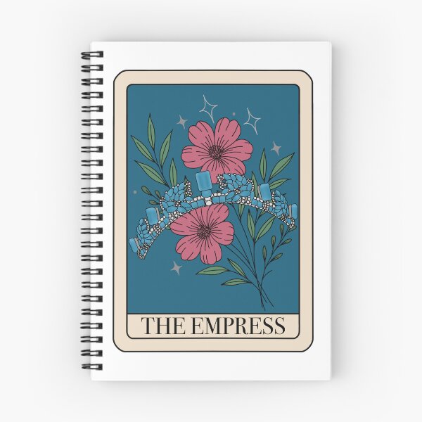 Item preview, Aquamarine Pine Flower Tiara Tarot Card designed and sold by FreeOrca.