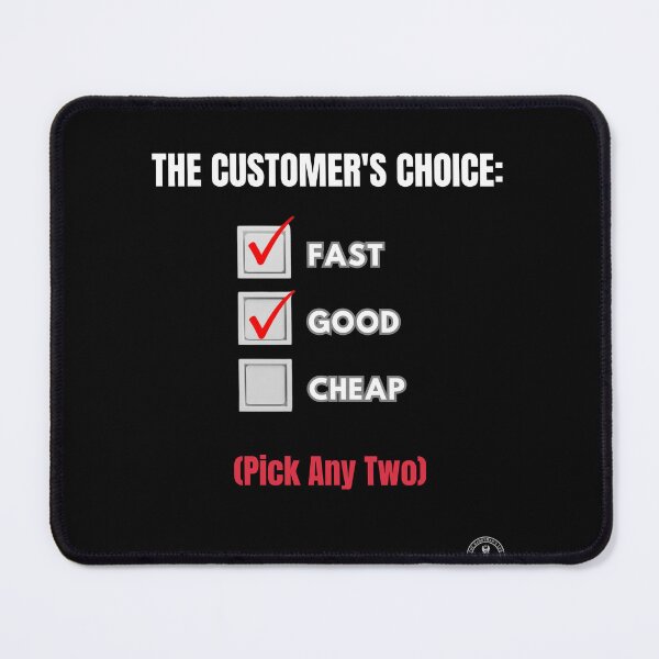 Item preview, Funny Handyman Quote - Fast Good Cheap Pick Any Two T-Shirt designed and sold by The Handyman's Lab.
