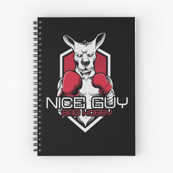 Item preview, Nice Guy Bad Hobby Boxing T-Shirt, Kangaroo Fighter Attitude Graphic designed and sold by FusionTeeDesign.