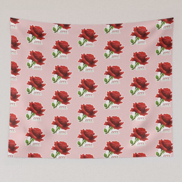 Item preview, Romantic Blooming Rose with Dew Drops designed and sold by ValeriValera.