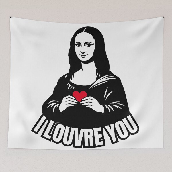 Item preview, I LOUVRE YOU! designed and sold by THEHOOTDesigns.