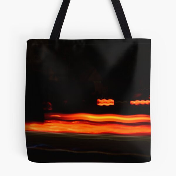 Item preview, Vibrant City Light Trails at Night designed and sold by MercerImages.