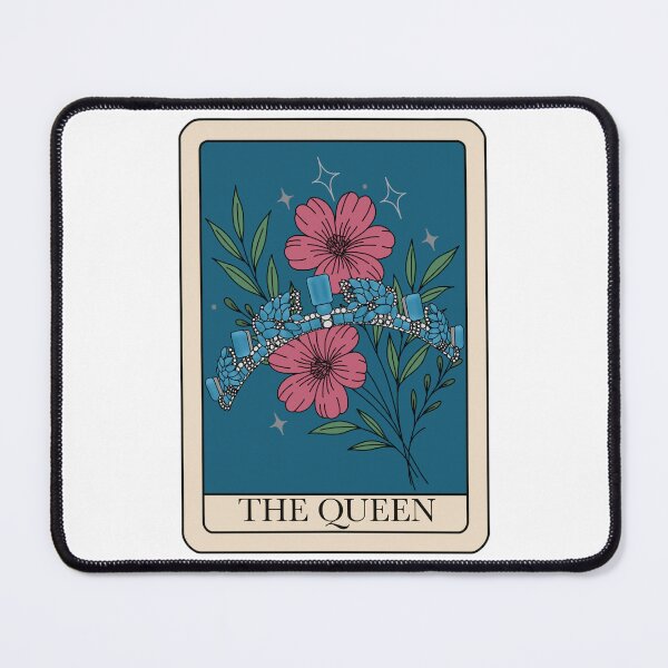 Item preview, Aquamarine Pine Flower Tiara Tarot Card designed and sold by FreeOrca.