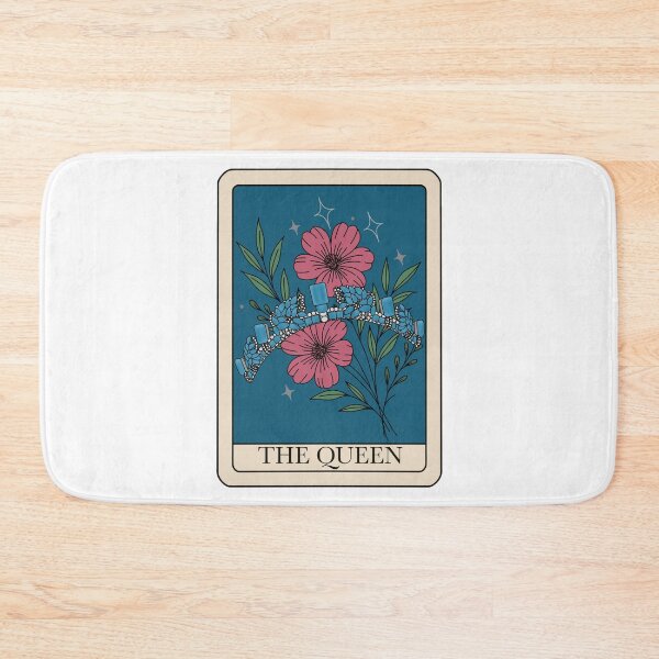 Item preview, Aquamarine Pine Flower Tiara Tarot Card designed and sold by FreeOrca.