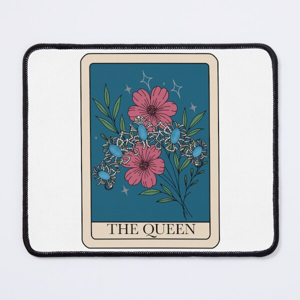 Item preview, Aquamarine Ribbon Tiara Flowers Tarot Card designed and sold by FreeOrca.