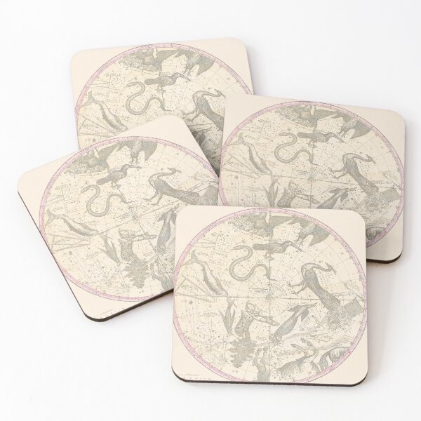 Item preview, Vintage Constellations by Month (1856) – Antique Astronomy Star Chart designed and sold by Avara-Creative.