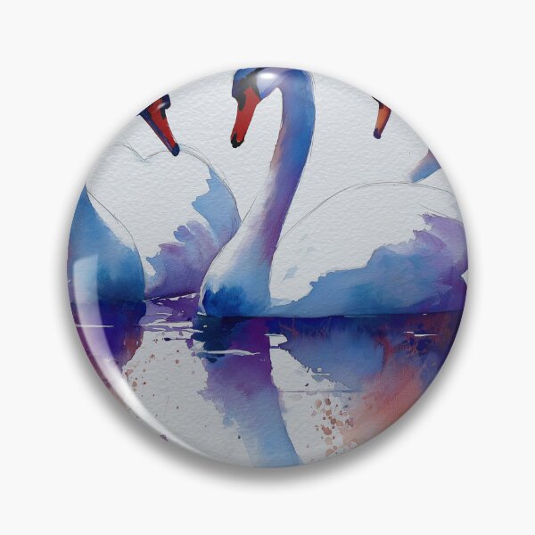 Item preview, Three Graceful Swans in Water designed and sold by lautir.