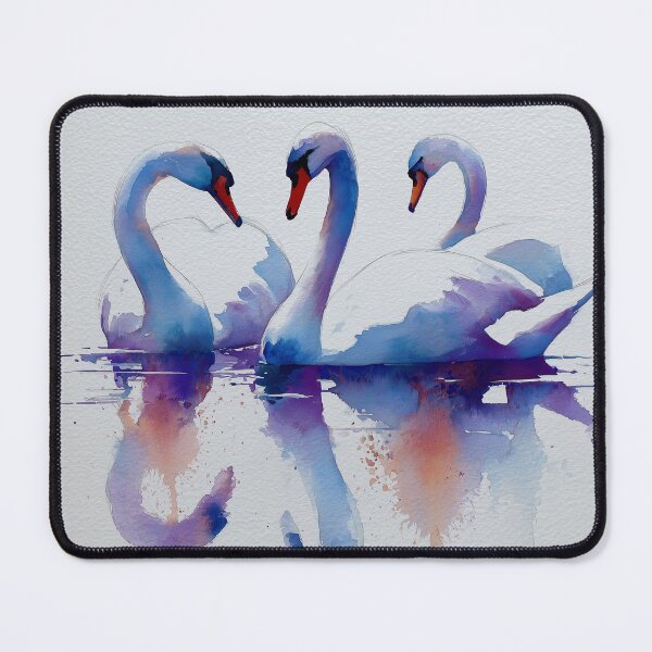 Item preview, Three Graceful Swans in Water designed and sold by lautir.