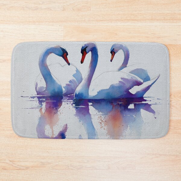 Item preview, Three Graceful Swans in Water designed and sold by lautir.