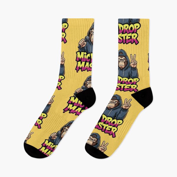 Item preview, Drop Master Gorilla Rap King Illustration designed and sold by BoralisSynth.