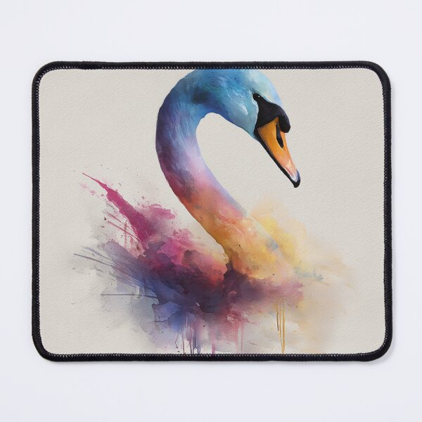 Item preview, Colorful Swan in Abstract Style designed and sold by lautir.