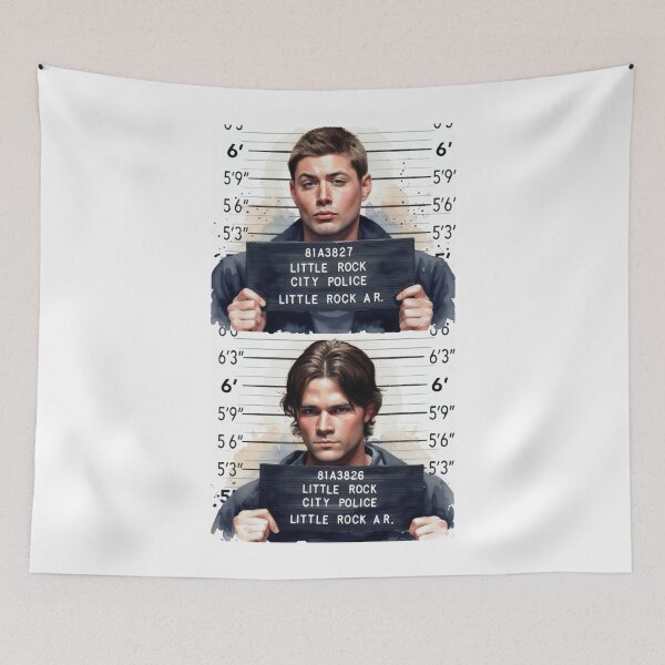 Item preview, Sam and Dean Winchester: Watercolor Hunter Portrait 2 designed and sold by printsseraph.