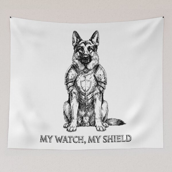 Item preview, The Living Aegis - German Shepherd Dog designed and sold by bapupa.