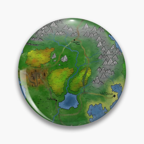 Item preview, Map of Vielmaya - Colored designed and sold by PASimp.