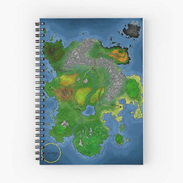 Item preview, Map of Vielmaya - Colored designed and sold by PASimp.