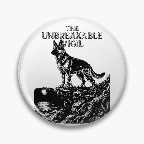 Item preview, The Rooted Sentinel - German Shepherd Dog designed and sold by bapupa.