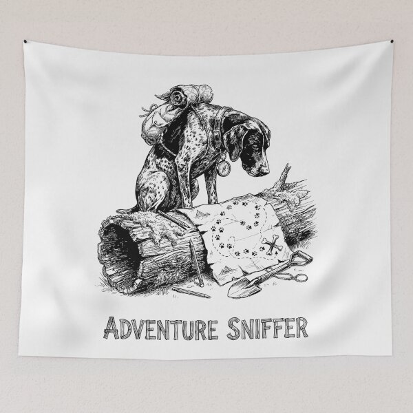 Item preview, Forest Trail Navigator - German Shorthaired Pointer Dog designed and sold by bapupa.