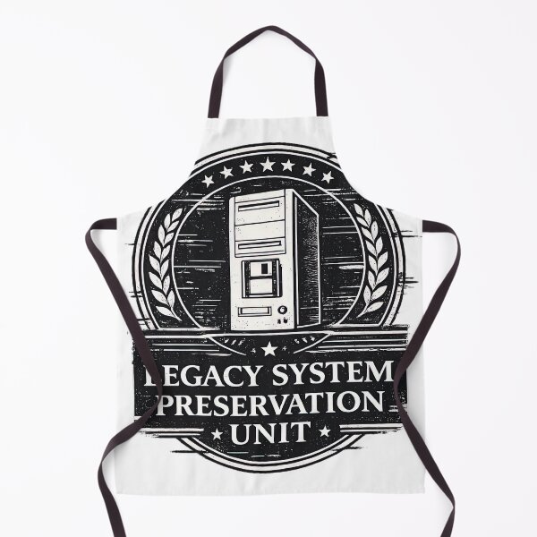 Artikelvorschau, Legacy Unit Preservation Unit Retro IT Meme entworfen und verkauft von Retr0Tshirts.