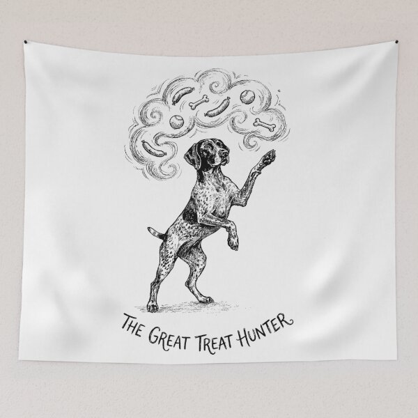 Item preview, The Great Treat Pointer - German Shorthaired Pointer Dog designed and sold by bapupa.