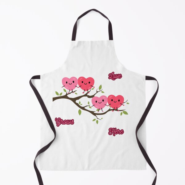 Item preview, Love Grows Here – Smiling Hearts on Tree Branch Cute Design designed and sold by Daily Mood Studio.