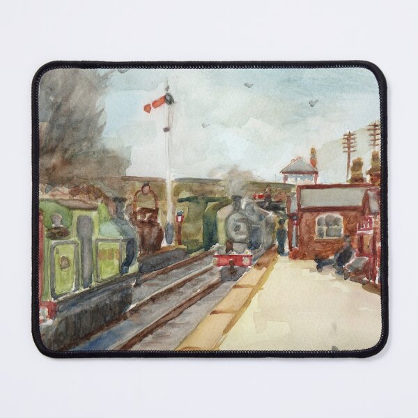 Item preview, Rowlands Gill Station c 1910 designed and sold by artymarshy.
