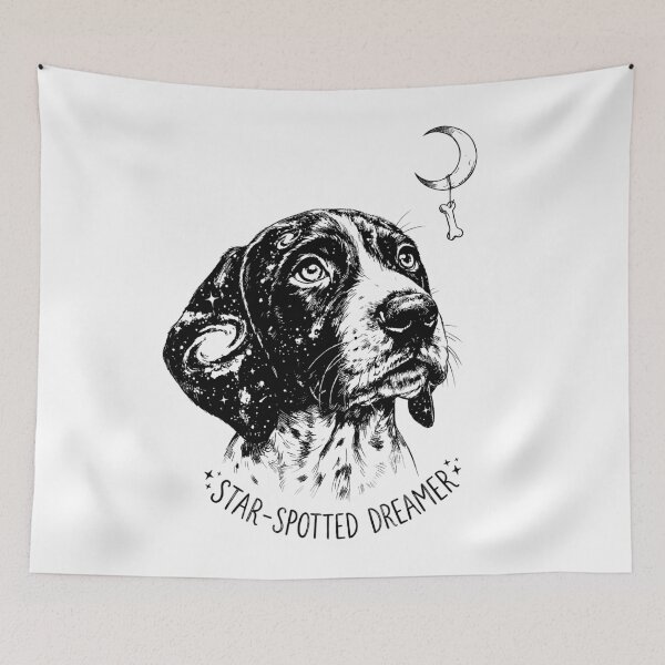 Item preview, The Star-Spotted Dreamer - German Shorthaired Pointer Dog designed and sold by bapupa.