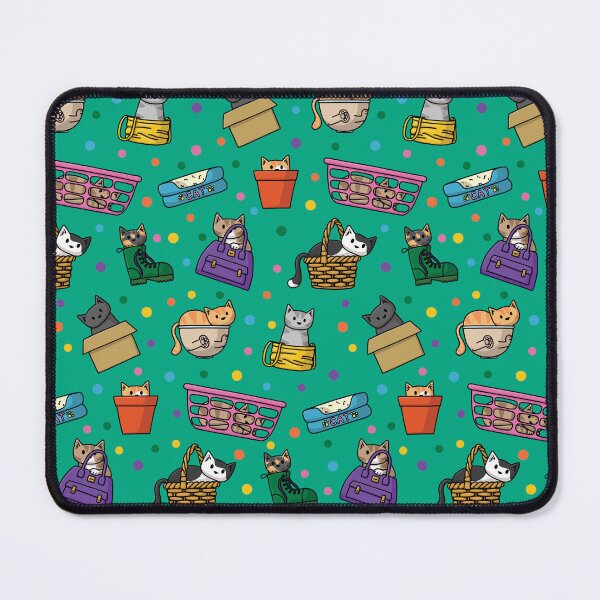 Item preview, Cats in Things - Pattern designed and sold by doodlecats.