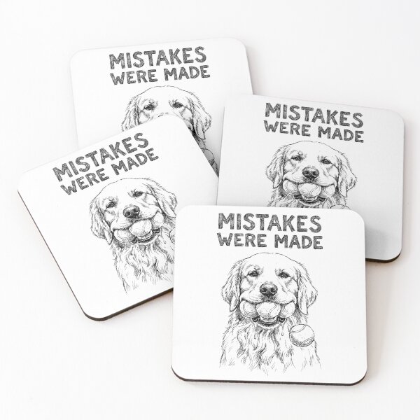 Item preview, Mistakes Were Made - Golden Retriever Dog designed and sold by bapupa.