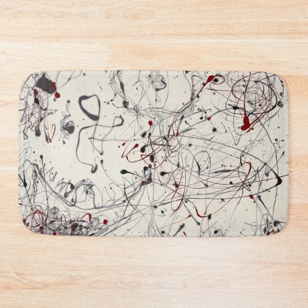 Item preview, number 4 gray and red 1948 - Jackson Pollock  designed and sold by nebelimr.