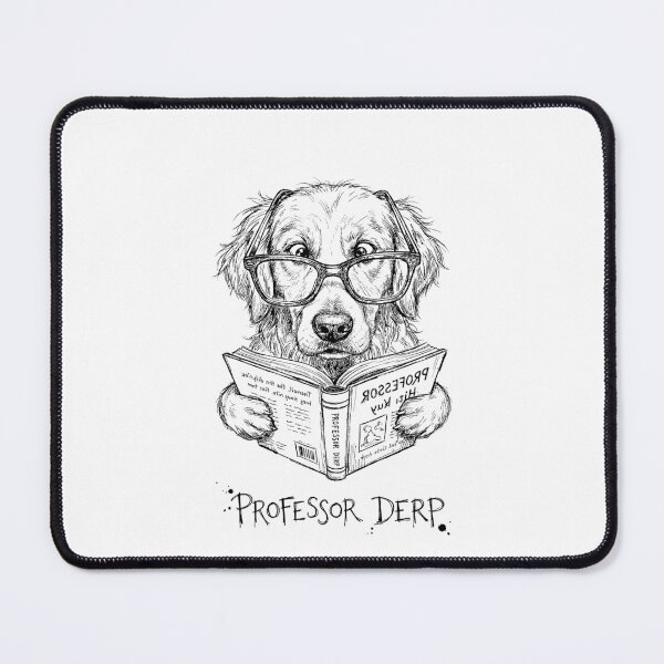 Item preview, Professor Derp - Golden Retriever Dog designed and sold by bapupa.