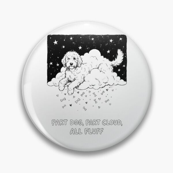 Item preview, The Nimbus Doodle - Goldendoodle Dog designed and sold by bapupa.