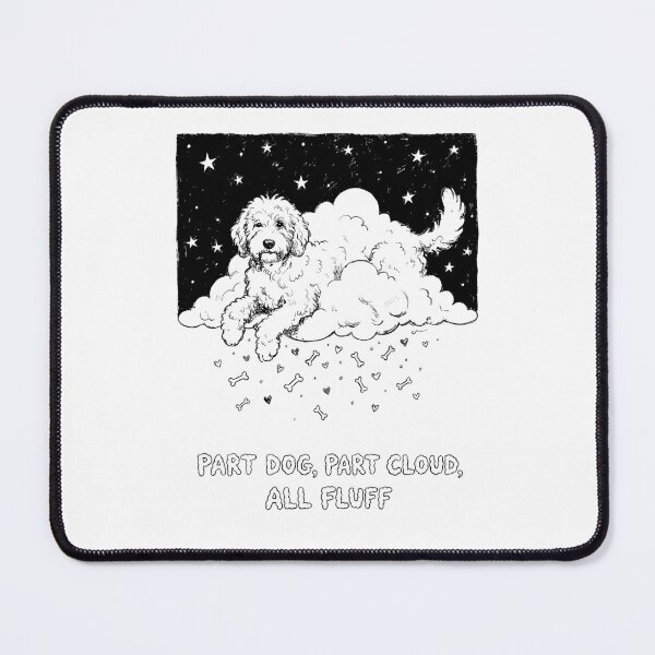 Item preview, The Nimbus Doodle - Goldendoodle Dog designed and sold by bapupa.