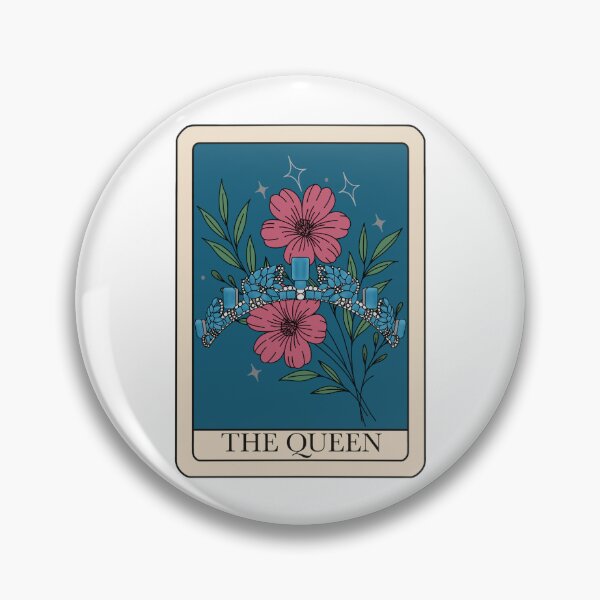 Item preview, Aquamarine Pine Flower Tiara Tarot Card designed and sold by FreeOrca.